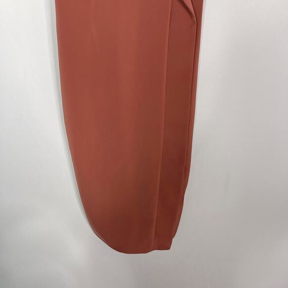 Keepsake The Label XSmall Mauve Pink Spice Overpowered Midi Dress VNeck Cocktail - Picture 4 of 13